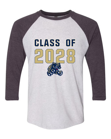 Sweet Home Panthers Class of 2028 Women's Baseball T-Shirt