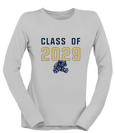 Sweet Home Panthers Class of 2029 Women's LS T-Shirt
