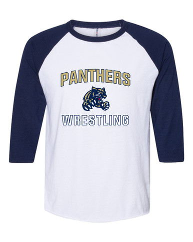 Sweet Home Panthers Wrestling Women's Baseball T-Shirt