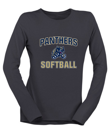 Sweet Home Panthers Softball #1 Women's Premium LS T-Shirt