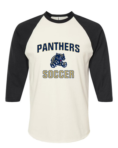 Sweet Home Panthers Soccer #1 Men's Baseball T-Shirt