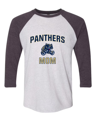 Sweet Home Panthers Mom Women's Baseball T-Shirt
