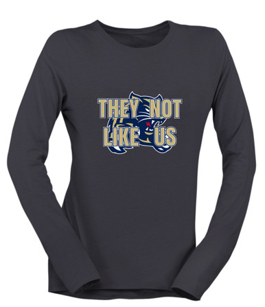 Sweet Home Panthers They Not Like Us #2 Women's Premium LS T-Shirt