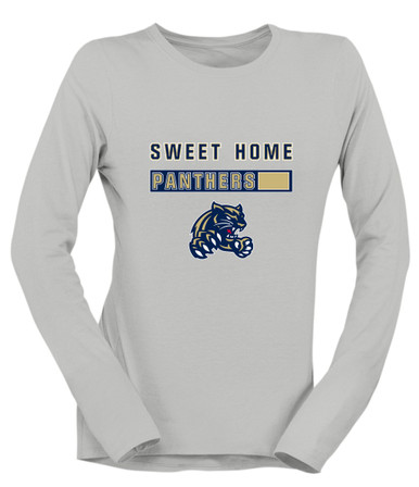 Sweet Home Panthers Mascot #7 Women's Premium LS T-Shirt