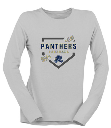 Sweet Home Panthers Baseball #2 Women's LS T-Shirt