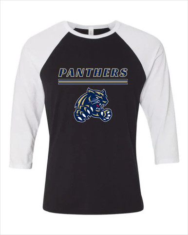 Sweet Home Panthers Mascot #8 Men's Baseball T-Shirt
