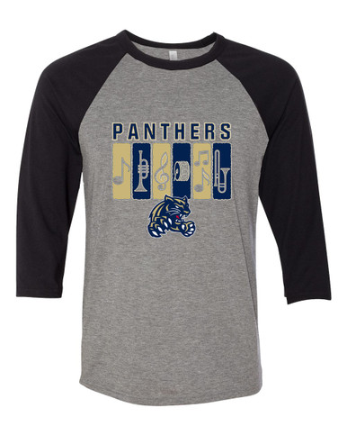 Sweet Home Panthers Band # 2 Women's Baseball T-Shirt