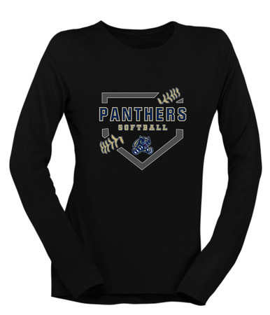 Sweet Home Panthers Softball #2 Women's LS T-Shirt