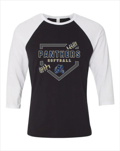 Sweet Home Panthers Softball #2 Women's Baseball T-Shirt