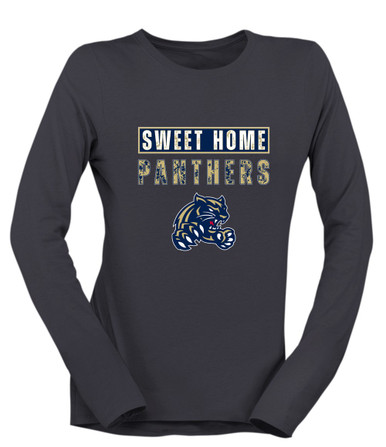 Sweet Home Panthers Mascot #9 Women's Premium LS T-Shirt