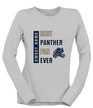 Sweet Home Panthers Best Panther Fan Women's LS T-Shirt