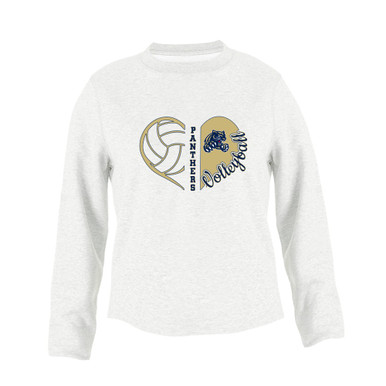 Sweet Home Panthers Heart Volleyball Women's Sweatshirt