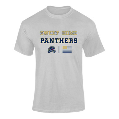Sweet Home Panthers Spirit Flag Men's SS T-Shirt
