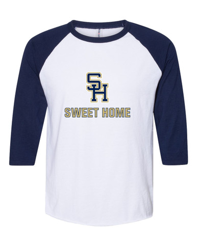 Sweet Home Panthers SH Script Mascot #2 Men's Baseball T-Shirt