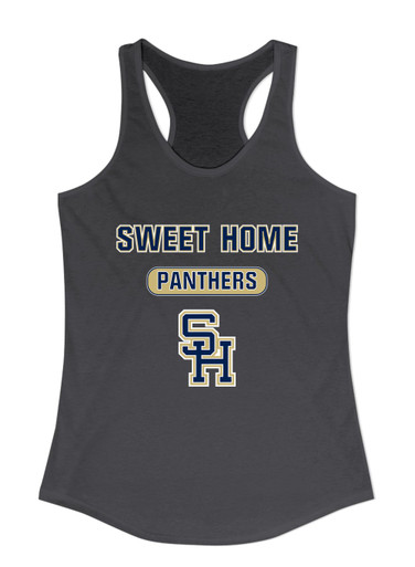 Sweet Home Panthers SH Script Mascot #3 Women's Tank Top