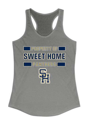 Sweet Home Panthers SH Script Property Of Women's Tank Top