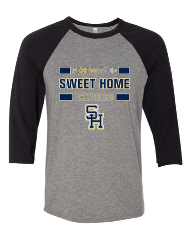 Sweet Home Panthers SH Script Property Of Women's Baseball T-Shirt