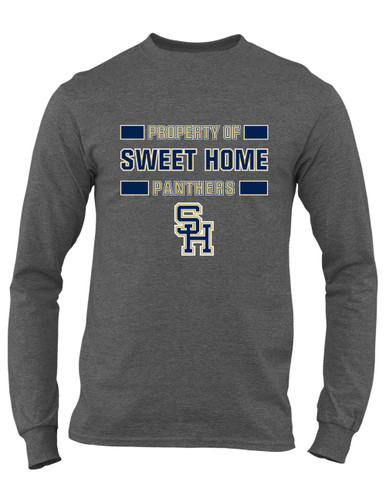 Sweet Home Panthers SH Script Property Of Men's Premium LS T-Shirt