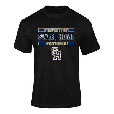 Sweet Home Panthers SH Script Property Of Men's SS T-Shirt