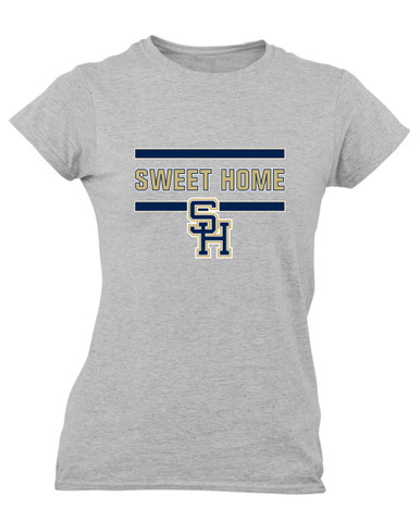 Sweet Home Panthers SH Script Mascot #4 Women's SS T-Shirt