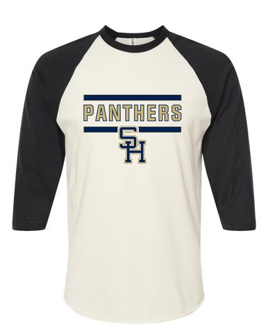 Sweet Home Panthers SH Script Mascot #5 Men's Baseball T-Shirt