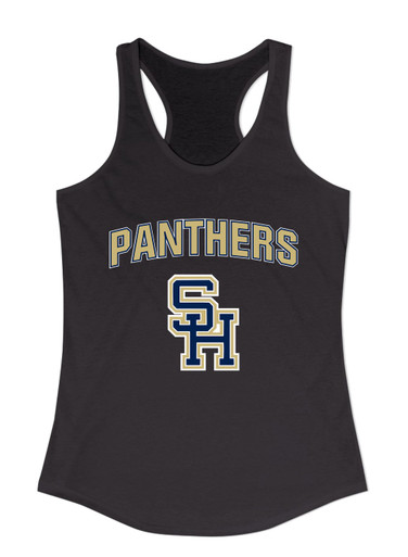 Sweet Home Panthers SH Script Mascot #6 Women's Tank Top