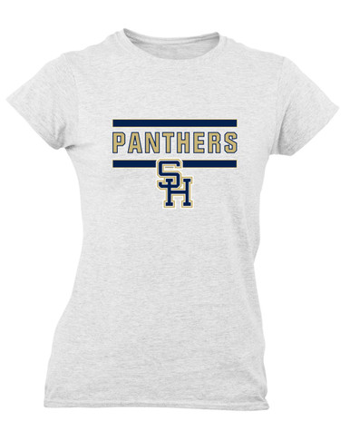 Sweet Home Panthers SH Script Mascot #5 Women's Premium SS T-Shirt