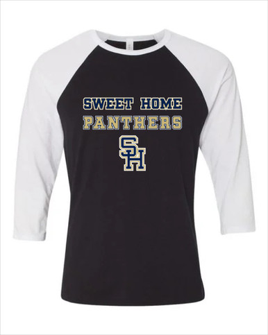 Sweet Home Panthers SH Script Spirit Men's Baseball T-Shirt
