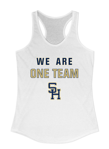 Sweet Home Panthers SH Script We Are One Team Women's Tank Top