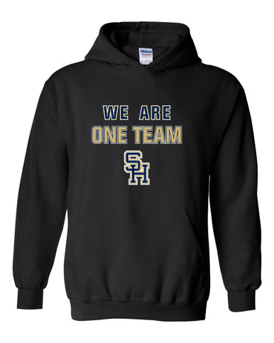 Sweet Home Panthers SH Script We Are One Team Men's Hoodie