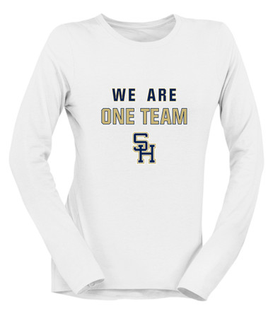 Sweet Home Panthers SH Script We Are One Team Women's Premium LS T-Shirt