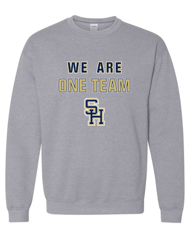 Sweet Home Panthers SH Script We Are One Team Men's Sweatshirt