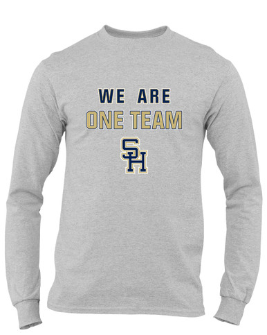 Sweet Home Panthers SH Script We Are One Team Men's LS T-Shirt