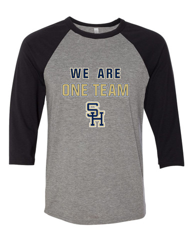 Sweet Home Panthers SH Script We Are One Team Men's Baseball T-Shirt