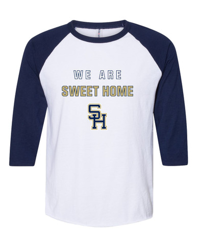 Sweet Home Panthers SH Script We Are Women's Baseball T-Shirt