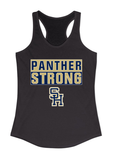 Sweet Home Panthers SH Script Strong #1 Women's Tank Top