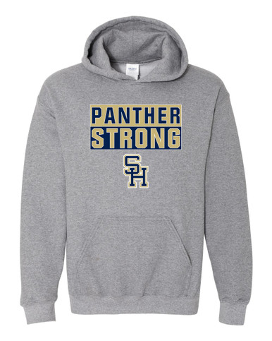 Sweet Home Panthers SH Script Strong #1 Men's Hoodie