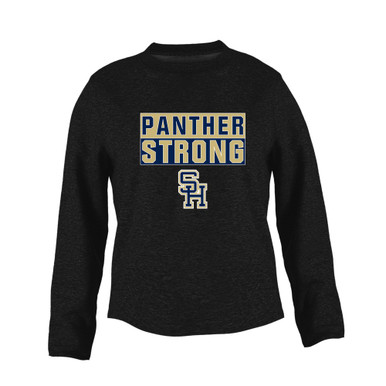 Sweet Home Panthers SH Script Strong #1 Women's Sweatshirt