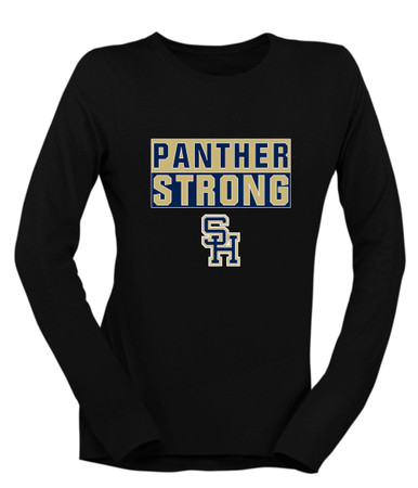 Sweet Home Panthers SH Script Strong #1 Women's Premium LS T-Shirt
