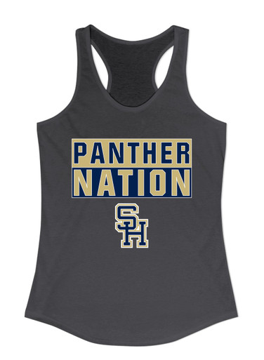 Sweet Home Panthers SH Script Nation #1 Women's Tank Top