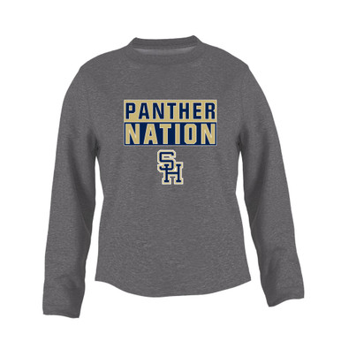 Sweet Home Panthers SH Script Nation #1 Women's Sweatshirt