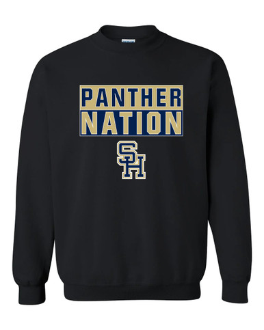 Sweet Home Panthers SH Script Nation #1 Men's Sweatshirt