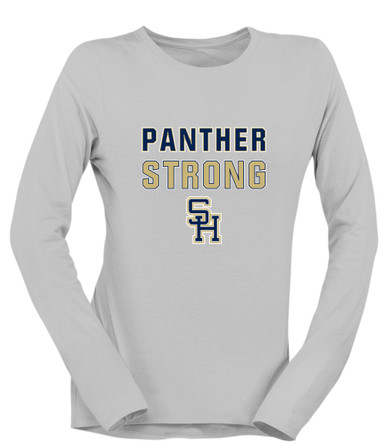 Sweet Home Panthers SH Script Strong #2 Women's LS T-Shirt
