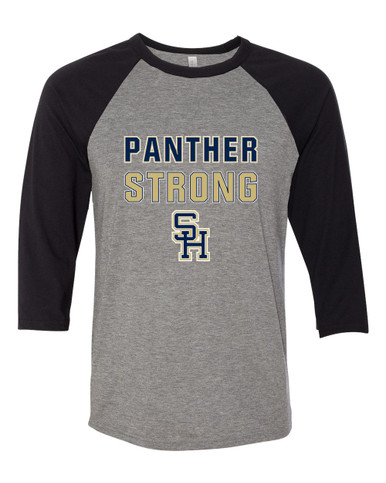 Sweet Home Panthers SH Script Strong #2 Women's Baseball T-Shirt