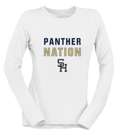 Sweet Home Panthers SH Script Nation #2 Women's Premium LS T-Shirt