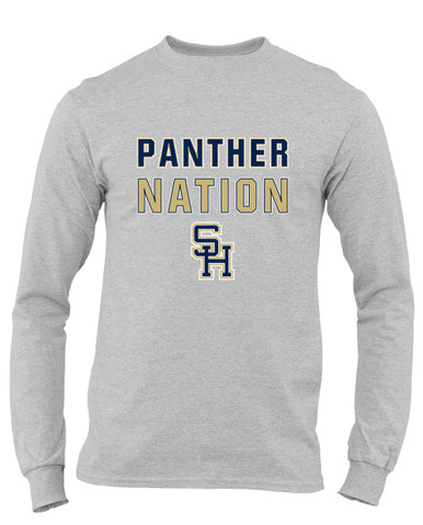 Sweet Home Panthers SH Script Nation #2 Men's Premium LS T-Shirt