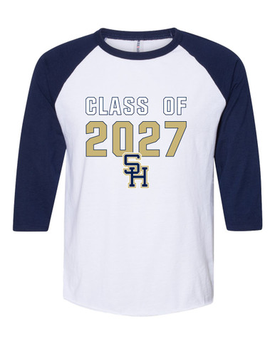 Sweet Home Panthers SH Script Class of 2027 Men's Baseball T-Shirt