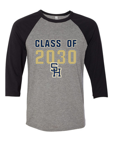 Sweet Home Panthers SH Script Class of 2030 Men's Baseball T-Shirt