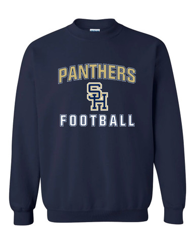 Sweet Home Panthers SH Script Football #1 Men's Sweatshirt