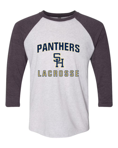 Sweet Home Panthers SH Script Lacrosse Men's Baseball T-Shirt